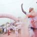 Paint is thrown on Color Run participants on Saturday, May 11. Daniel Brenner I AnnArbor.com